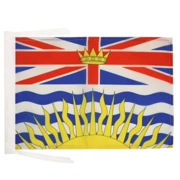 DRAPEAU COLOMBIE-BRITANNIQUE 45x30cm - PAVILLON CANADIEN - CANADA 30 x 45 cm haute qualité