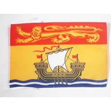 DRAPEAU NOUVEAU-BRUNSWICK 45x30cm - PAVILLON CANADIEN - CANADA 30 x 45 cm haute qualité