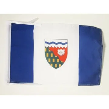 DRAPEAU TERRITOIRES DU NORD-OUEST 45x30cm - PAVILLON CANADIEN - CANADA 30 x 45 cm haute qualité