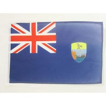 DRAPEAU SAINT-HÉLÈNE 45x30cm - PAVILLON BRITANNIQUE 30 x 45 cm haute qualité