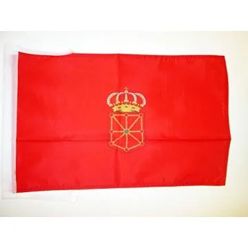 DRAPEAU NAVARRE 45x30cm - PAVILLON DE NAVARRA - ESPAGNE 30 x 45 cm haute qualité