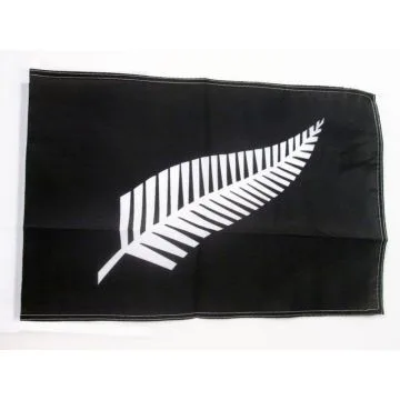 DRAPEAU NOUVELLE-ZÉLANDE ALL BLACK 45x30cm - PAVILLON NÉO-ZÉLANDAIS - RUGBY 30 x 45 cm haute qualité
