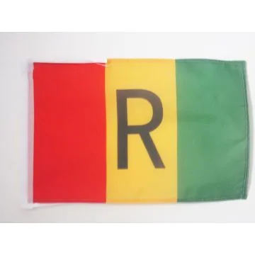 DRAPEAU RWANDA ANCIEN 1962-2001 45x30cm - PAVILLON RWANDAIS 30 x 45 cm haute qualité