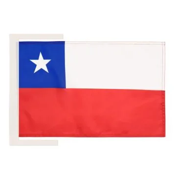 DRAPEAU CHILI 45x30cm - PAVILLON CHILIEN 30 x 45 cm haute qualité
