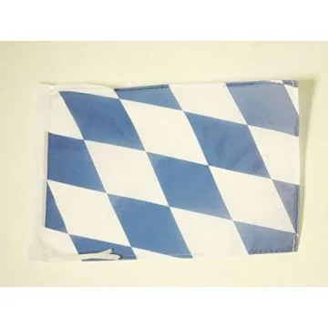DRAPEAU BAVIÈRE 45x30cm - PAVILLON BAVAROIS - ALLEMAGNE 30 x 45 cm haute qualité