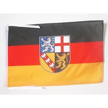 DRAPEAU SARRE 45x30cm - PAVILLON SAARLAND - LAND ALLEMAGNE 30 x 45 cm haute qualité