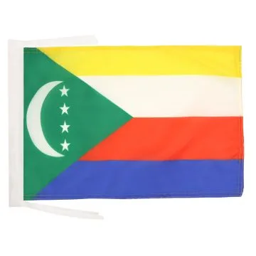 DRAPEAU COMORES 45x30cm - PAVILLON COMORIEN 30 x 45 cm haute qualité