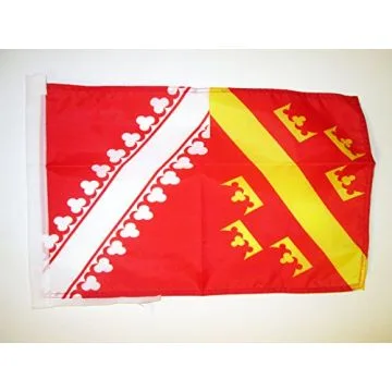 DRAPEAU ALSACE ANCIEN 45x30cm - PAVILLON ALSACIEN - FRANCE 30 x 45 cm haute qualité