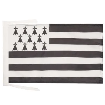 DRAPEAU BRETAGNE 45x30cm - PAVILLON BRETON - FRANCE 30 x 45 cm haute qualité