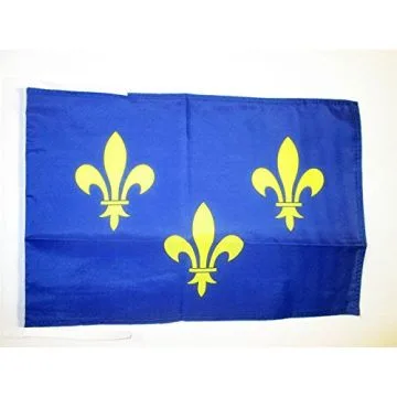 DRAPEAU ILE-DE-FRANCE 45x30cm - PAVILLON FRANCILIEN - PROVINCE 30 x 45 cm haute qualité