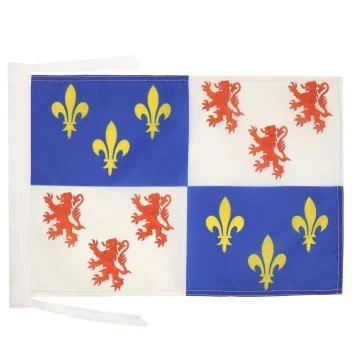 DRAPEAU PICARDIE 45x30cm - PAVILLON PROVINCE PICARDE 30 x 45 cm haute qualité