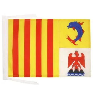 DRAPEAU PROVENCE-ALPES-CÔTE D\'AZUR 45x30cm - PAVILLON PROVENÇAL - FRANCE 30 x 45 cm haute qualité