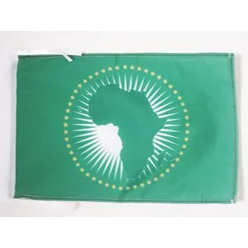DRAPEAU UNION AFRICAINE 45x30cm - PAVILLON AFRICAIN 30 x 45 cm haute qualité