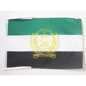 DRAPEAU AFGHANISTAN 2001-2002 45x30cm - PAVILLON AFGHAN 30 x 45 cm haute qualité