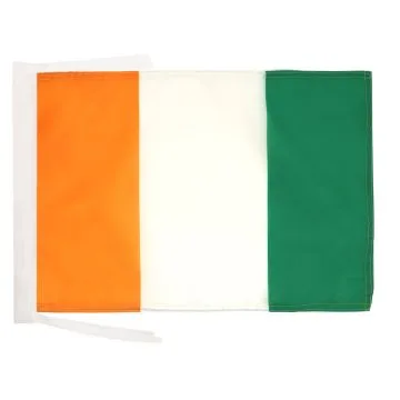 DRAPEAU CÔTE D\'IVOIRE 45x30cm - PAVILLON IVOIRIEN 30 x 45 cm haute qualité