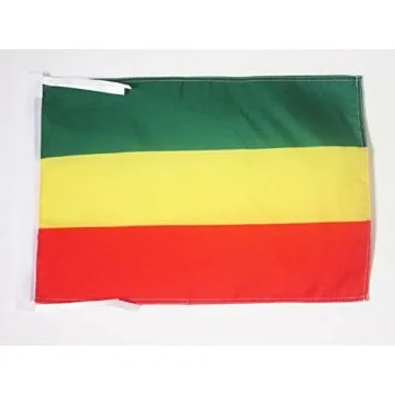 DRAPEAU ETHIOPIE SANS ARMOIRIES 45x30cm - PAVILLON ÉTHIOPIEN 30 x 45 cm haute qualité