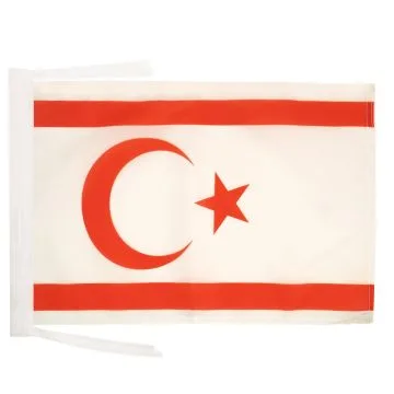 DRAPEAU CHYPRE DU NORD 45x30cm - PAVILLON CHYPRIOTE 30 x 45 cm haute qualité