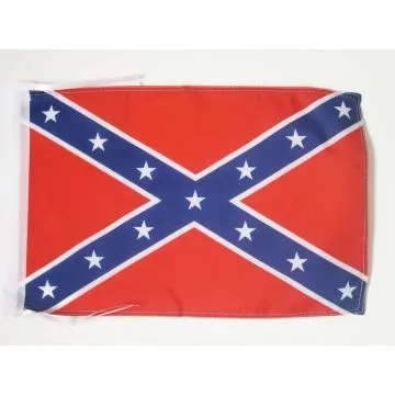 DRAPEAU SUDISTE 45x30cm - PAVILLON REBEL - USA CONFÉDÉRÉ 30 x 45 cm haute qualité