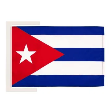 DRAPEAU CUBA 45x30cm - PAVILLON CUBAIN 30 x 45 cm haute qualité