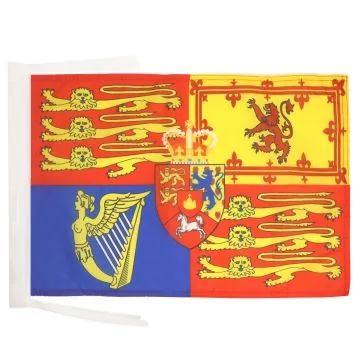 DRAPEAU ROYAL ROYAUME-UNI 45x30cm - PAVILLON ANGLAIS 30 x 45 cm haute qualité