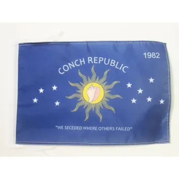 DRAPEAU CONCH REPUBLIC 45x30cm - PAVILLON KEY WEST 30 x 45 cm haute qualité