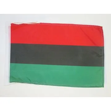 DRAPEAU AFRO-AMÉRICAIN 45x30cm - PAVILLON AFRICAIN - AMÉRICAIN 30 x 45 cm haute qualité
