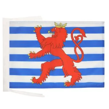 DRAPEAU LUXEMBOURG AVEC LION 45x30cm - PAVILLON LUXEMBOURGEOIS 30 x 45 cm haute qualité