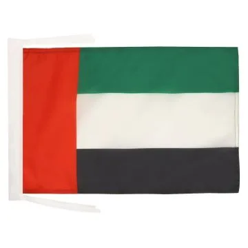 DRAPEAU EMIRATS ARABES UNIS 45x30cm - PAVILLON ÉMIRATI 30 x 45 cm haute qualité