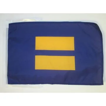DRAPEAU EGALITÉ 45x30cm - PAVILLON DROITS DE L\'HOMME 30 x 45 cm haute qualité