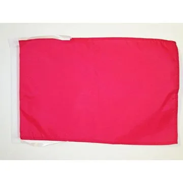 DRAPEAU UNICOLORE CERISE 45x30cm - PAVILLON DE COULEUR ROUGE CERISE 30 x 45 cm haute qualité