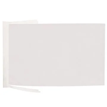 DRAPEAU UNICOLORE BLANC 45x30cm - PAVILLON DE COULEUR BLANCHE 30 x 45 cm haute qualité