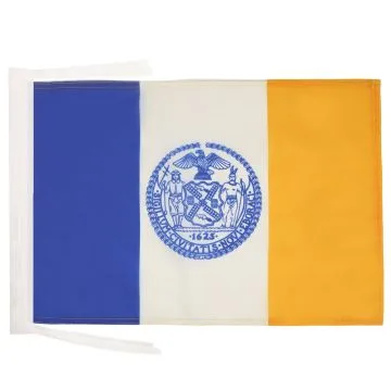 DRAPEAU NEW YORK CITY 45x30cm - PAVILLON AMÉRAIN - USA 30 x 45 cm haute qualité