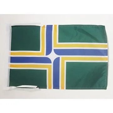 DRAPEAU PORTLAND CITY 45x30cm - PAVILLON OREGON - USA 30 x 45 cm haute qualité