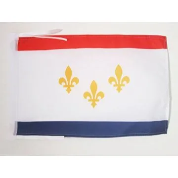DRAPEAU NOUVELLE-ORLÉANS 45x30cm - PAVILLON NEW ORLEANS - LOUISIANE 30 x 45 cm haute qualité
