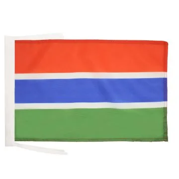 DRAPEAU GAMBIE 45x30cm - PAVILLON GAMBIEN 30 x 45 cm haute qualité