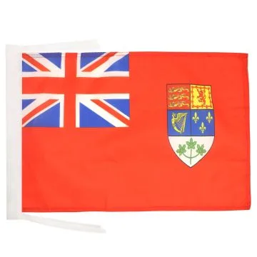 DRAPEAU CANADA WWII 45x30cm - PAVILLON CANADIEN DE GUERRE 30 x 45 cm haute qualité