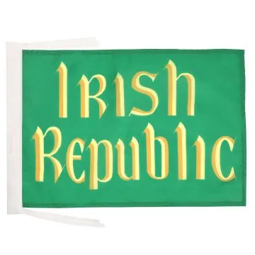 DRAPEAU RÉPUBLIQUE D\'IRLANDE 45x30cm - PAVILLON IRLANDAIS - EIRE 30 x 45 cm haute qualité
