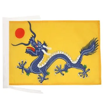 DRAPEAU DRAGON CHINOIS 45x30cm - PAVILLON CHINE 30 x 45 cm haute qualité