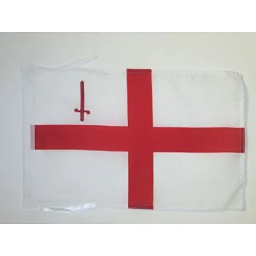 DRAPEAU VILLE DE LONDRES 45x30cm - PAVILLON ANGLAIS - LONDON CITY 30 x 45 cm haute qualité