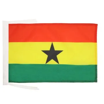 DRAPEAU GHANA 45x30cm - PAVILLON GHANÉEN  30 x 45 cm haute qualité