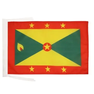 DRAPEAU GRENADE 45x30cm - PAVILLON GRENADIN 30 x 45 cm haute qualité