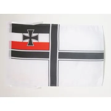 DRAPEAU ALLEMAGNE WWI SANS ÉCUSSON 45x30cm - PAVILLON ALLEMAND DE GUERRE 30 x 45 cm haute qualité