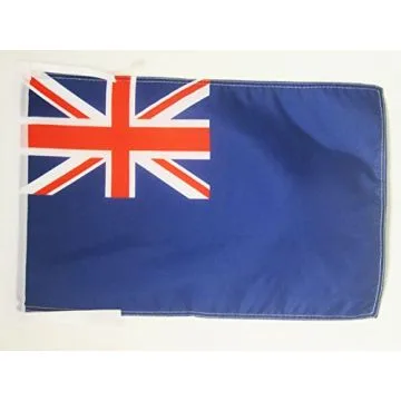 DRAPEAU BLUE ENSIGN BRITANNIQUE 45x30cm - PAVILLON UK - ROYAUME-UNI 30 x 45 cm haute qualité