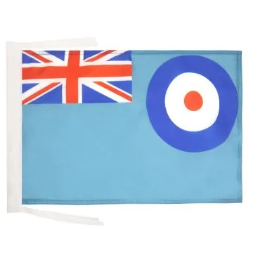 DRAPEAU ROYAL AIR FORCE BRITANNIQUE 45x30cm - PAVILLON RAF ENSIGN - FORCE AÉRIENNE ROYALE BRITANNIQUE 30 x 45 cm haute qualité