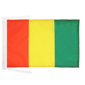 DRAPEAU GUINÉE 45x30cm - PAVILLON GUINÉEN 30 x 45 cm haute qualité
