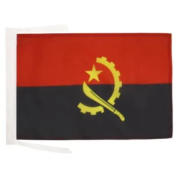DRAPEAU ANGOLA 45x30cm - PAVILLON ANGOLAIS 30 x 45 cm haute qualité