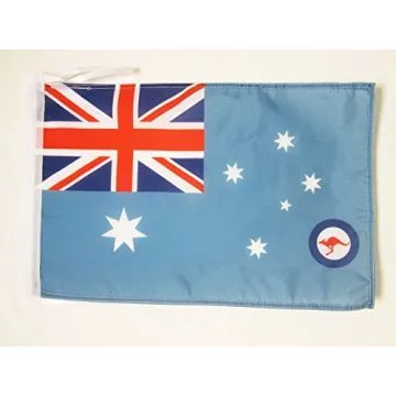 DRAPEAU AUSTRALIE ROYAL AIR FORCE ENSIGN 45x30cm - PAVILLON FORCE AÉRIENNE ROYALE AUSTRALIENNE 30 x 45 cm haute qualité