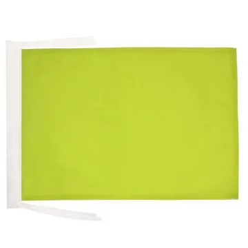 DRAPEAU COMMISSAIRE DE COURSE JAUNE 45x30cm - PAVILLON DANGER ET INTERDICTION DE DÉPASSER 30 x 45 cm haute qualité