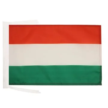 DRAPEAU HONGRIE 45x30cm - PAVILLON HONGROIS 30 x 45 cm haute qualité