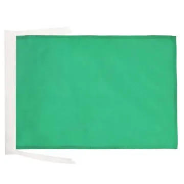 DRAPEAU COMMISSAIRE DE COURSE VERT 45x30cm - PAVILLON FIN DE LA ZONE DE DANGER 30 x 45 cm haute qualité